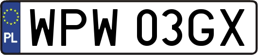 WPW03GX