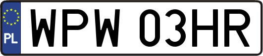 WPW03HR