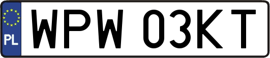 WPW03KT