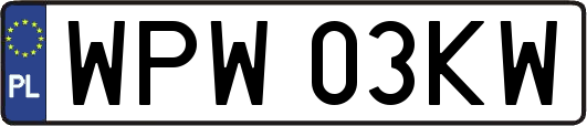 WPW03KW