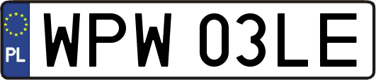 WPW03LE