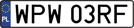 WPW03RF