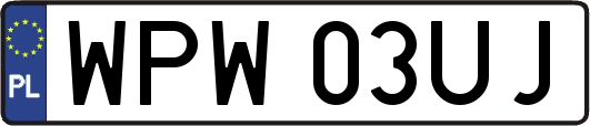 WPW03UJ