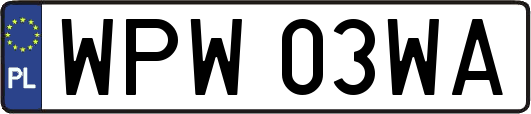 WPW03WA