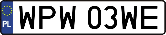 WPW03WE