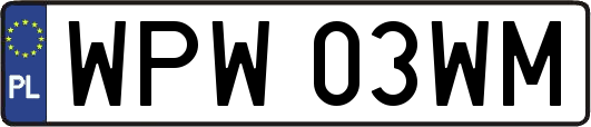 WPW03WM