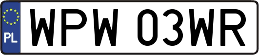 WPW03WR