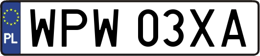 WPW03XA