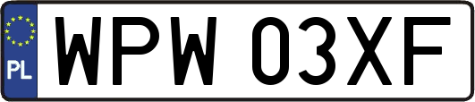 WPW03XF
