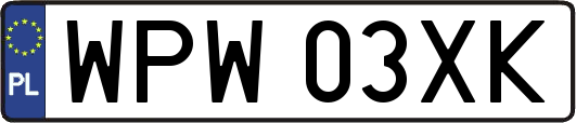 WPW03XK
