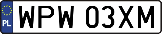 WPW03XM