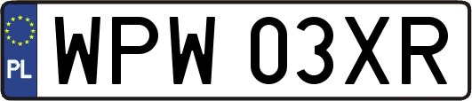 WPW03XR