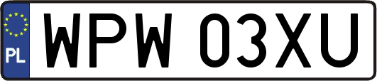 WPW03XU