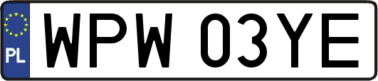WPW03YE