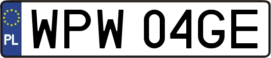 WPW04GE
