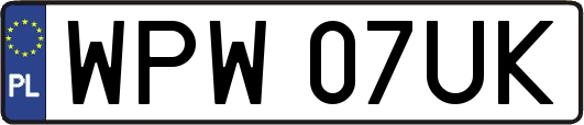 WPW07UK