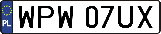 WPW07UX