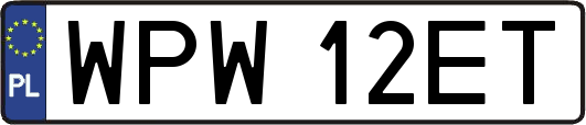 WPW12ET