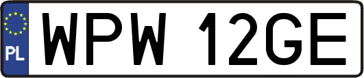 WPW12GE