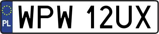 WPW12UX