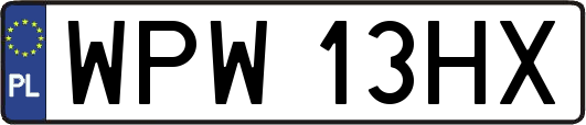 WPW13HX