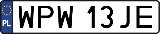 WPW13JE