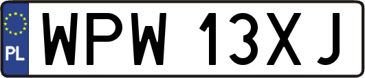 WPW13XJ