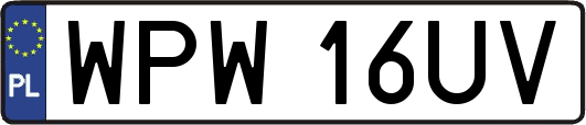 WPW16UV