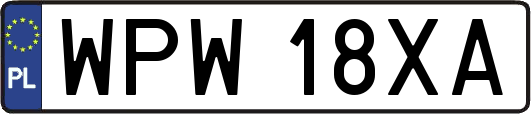 WPW18XA