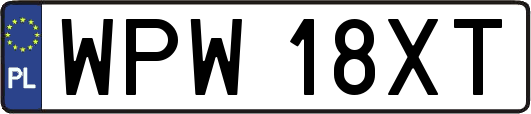 WPW18XT