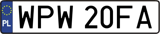 WPW20FA