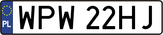 WPW22HJ