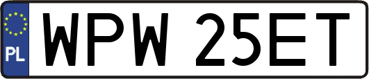 WPW25ET