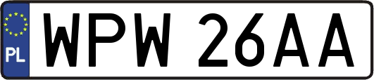 WPW26AA