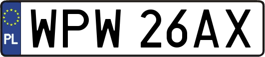 WPW26AX