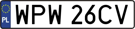 WPW26CV