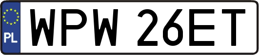 WPW26ET