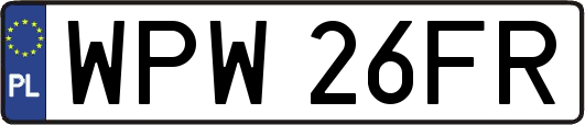 WPW26FR
