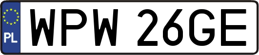 WPW26GE