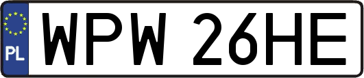 WPW26HE