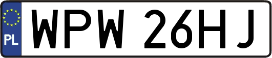 WPW26HJ