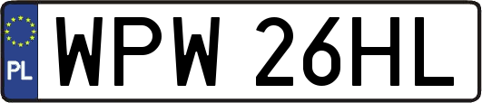 WPW26HL