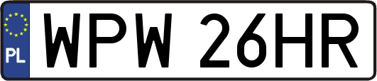 WPW26HR