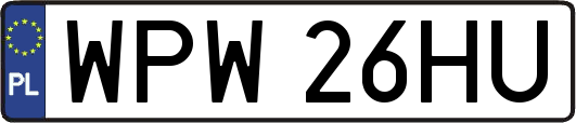 WPW26HU