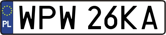 WPW26KA