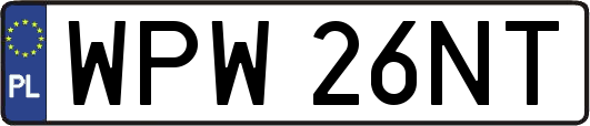 WPW26NT