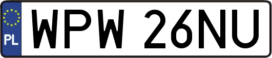 WPW26NU