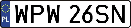 WPW26SN