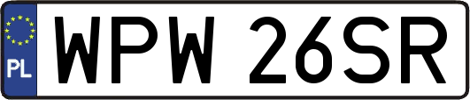 WPW26SR