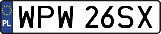 WPW26SX
